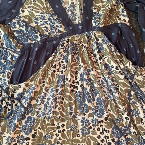 Free People Tunic Smock Dress XS TP - Picture 3 of 4